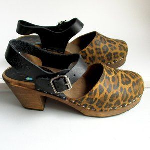 Lotta From Stockholm Closed Toe Wood Base Clog